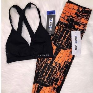 Skywox Activewear Leggings - colombian fabric